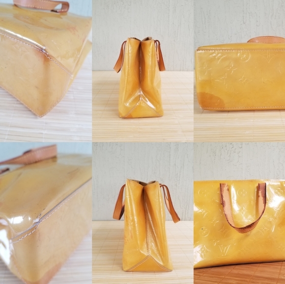 LOUIS VUITTON Beautiful Cute Reed Enamel Vernis Handbag Monogram print - Picture 12 of 16